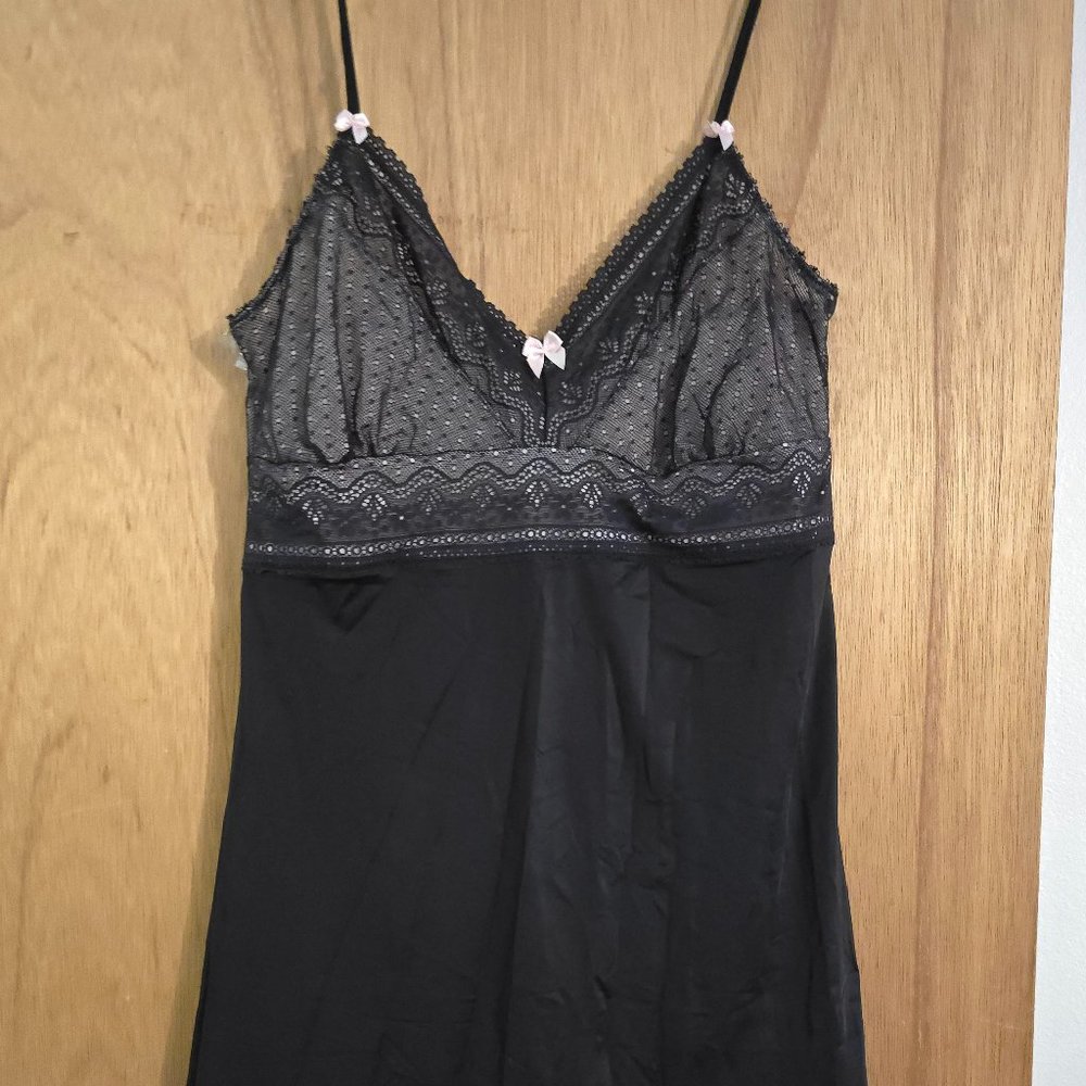 Freya Gem Chemise Lt Pink w Black Lace